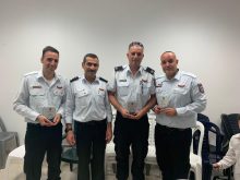 טקס הוקרה (התמונה באדיבות דוברות כבאות והצלה)