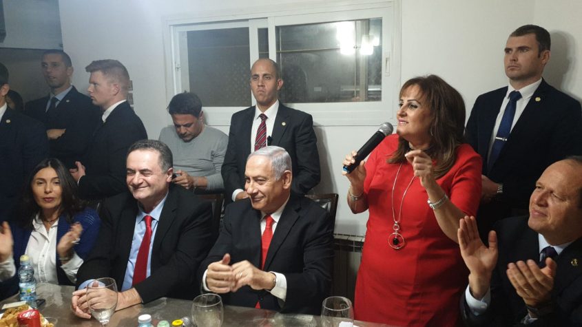 נתניהו בבית שמש (צילום: s.t)