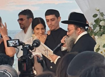 קותי ומגי בחתונה (צילום: פרטי)