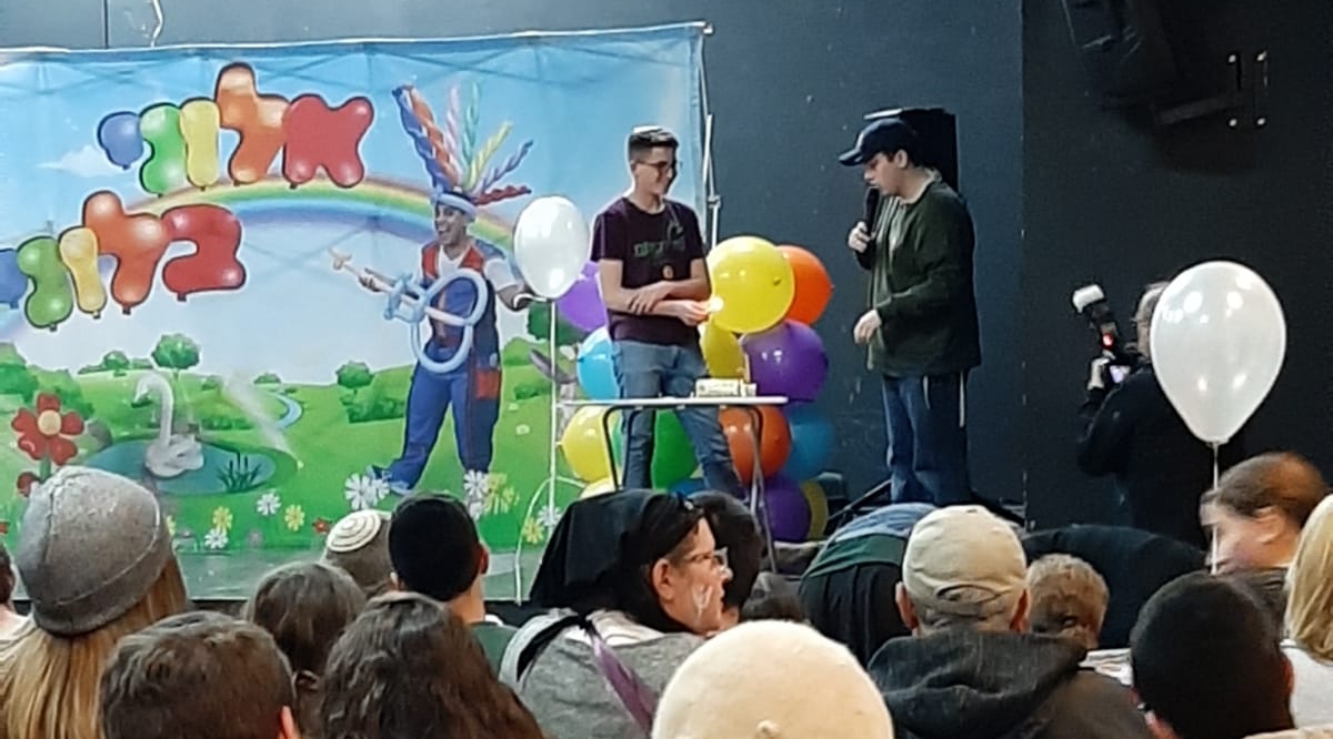 אירוע לילדים עם צרכים מיוחדים במתנ"ס גוונים (צילום: עת לעשות)