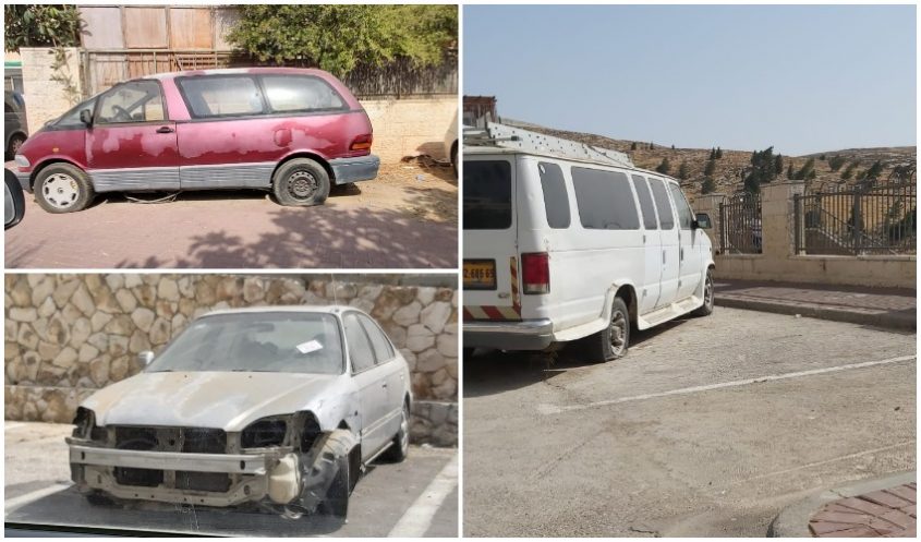 רכבים נטושים (צילום אילוסטרציה: השומרים)